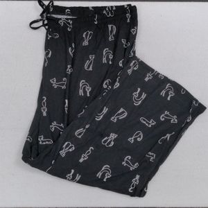 Comfy Pajama Pants w/ Cat Design Size 22-24 New